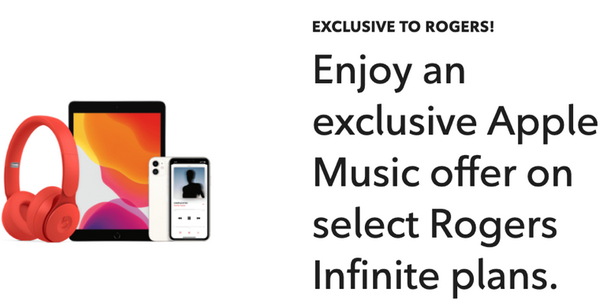 Get Apple Music Free Trial for 6 Months through Rogers