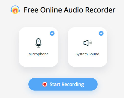 Choose recording source