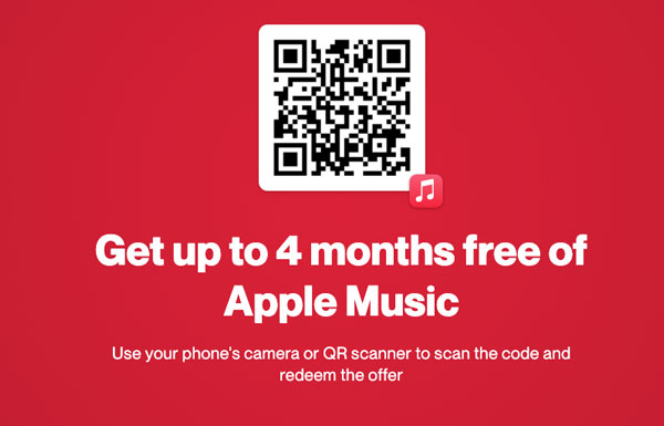 Apple Music 4-month free trial from Shazam