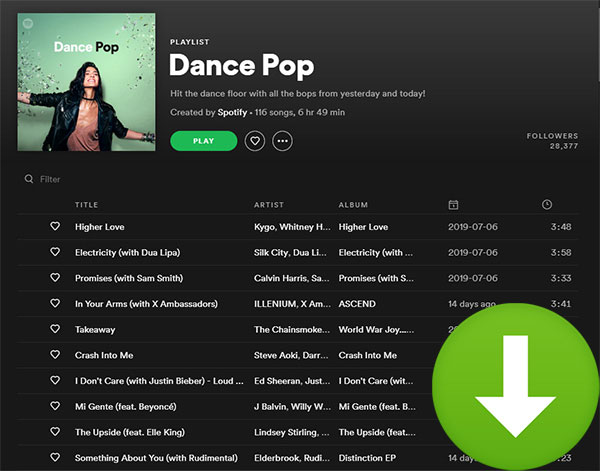 Download spotify playlist store online free