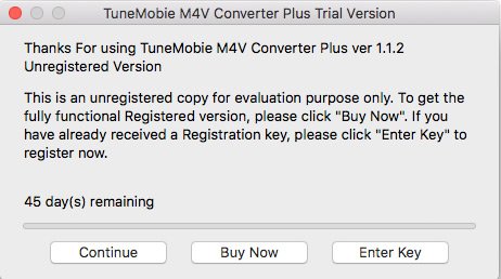 TuneMobie M4V Converter Plus Mac Trial Version