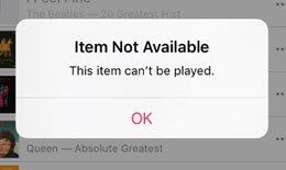 Fix Apple Music 'Item Not Available' Problem