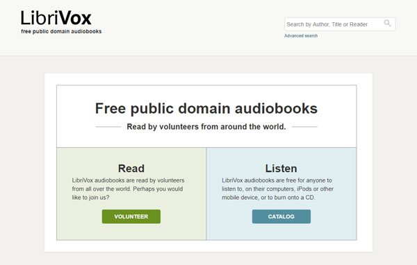 Librivox: Free Public Domain Audiobooks
