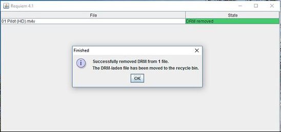 Free DRM removal software - Requiem