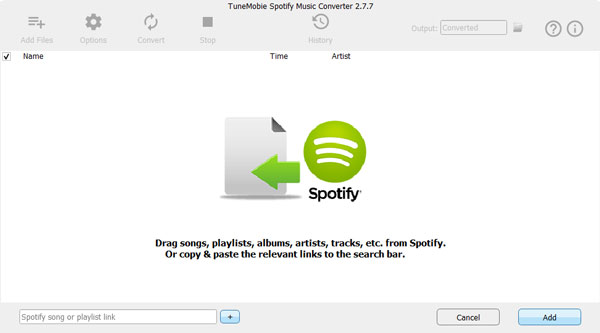 Add songs from Spotify to Spotify Music Converter